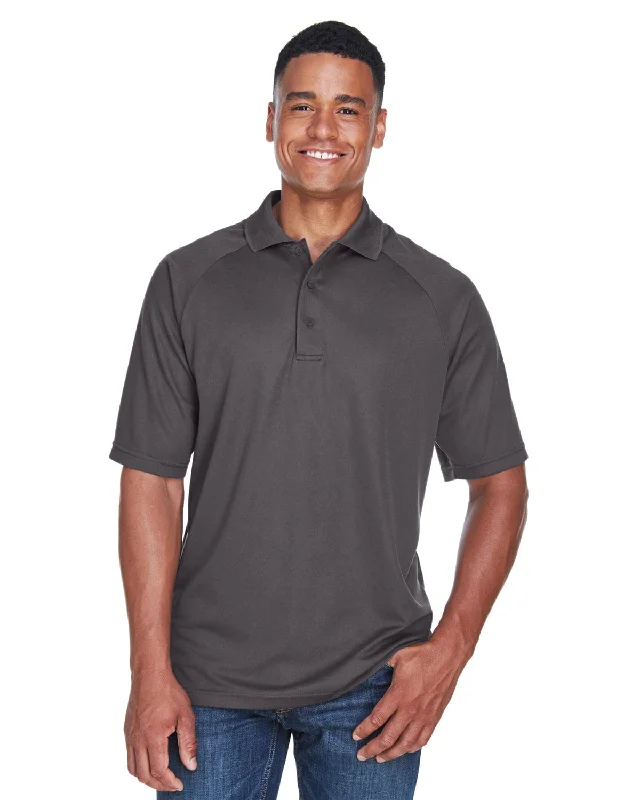 Extreme Mens Eperformance Pique Polo Shirt | Black Silk