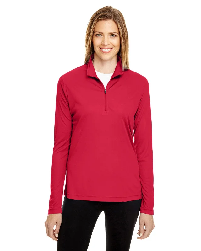 Team 365 Ladies Zone Performance Quarter-Zip | Sport Red