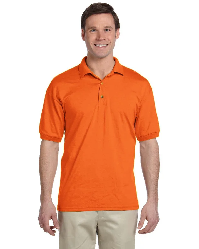 Gildan DryBlend 50/50 Jersey Knit Polo Shirt | S Orange