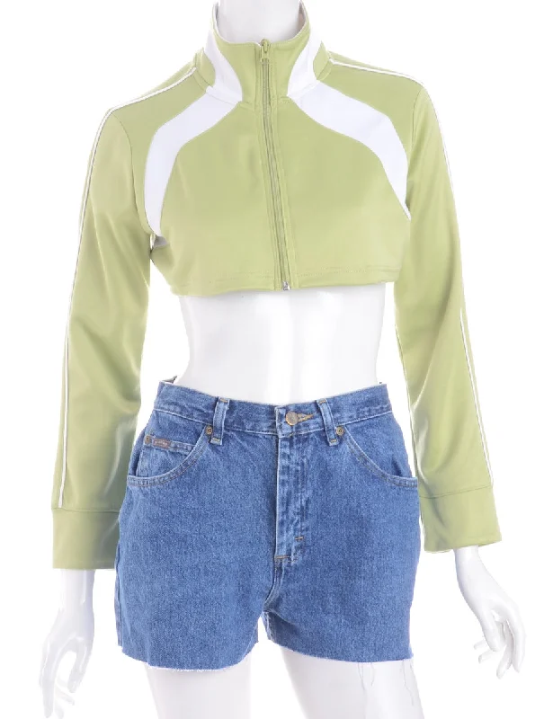 Label Mel Cropped Track Jacket