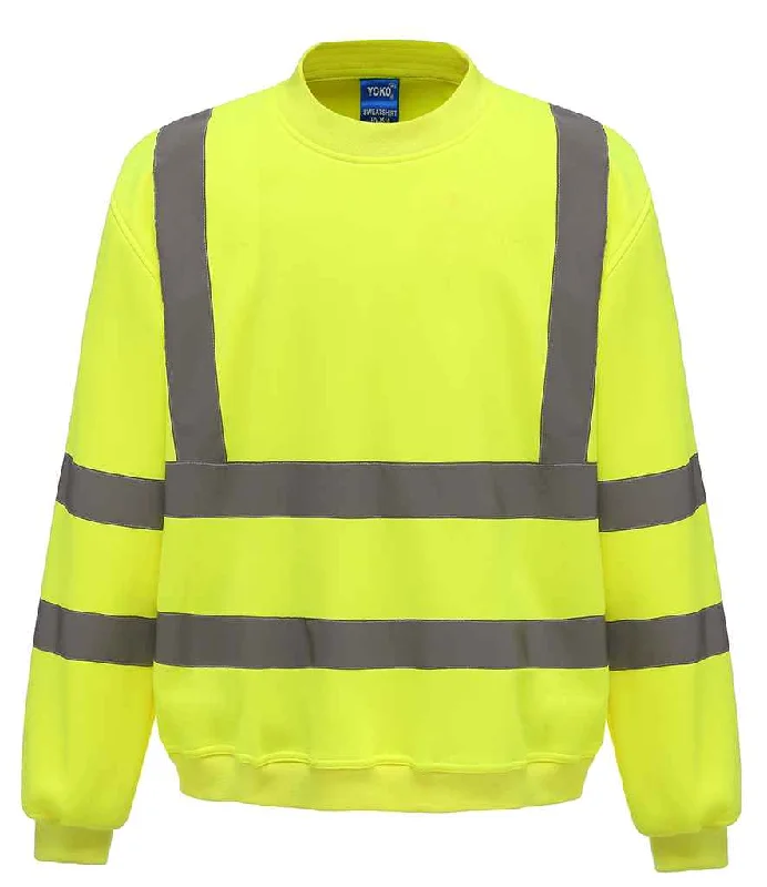 Yoko Hi-Vis Sweatshirt | Yellow