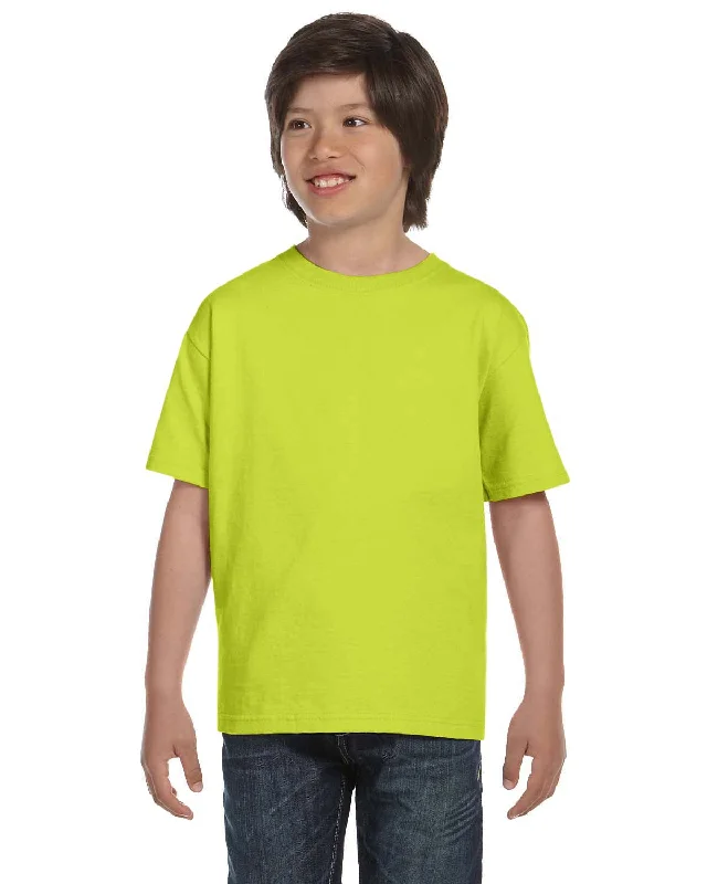 Gildan Youth DryBlend 50/50 T-Shirt | Safety Green