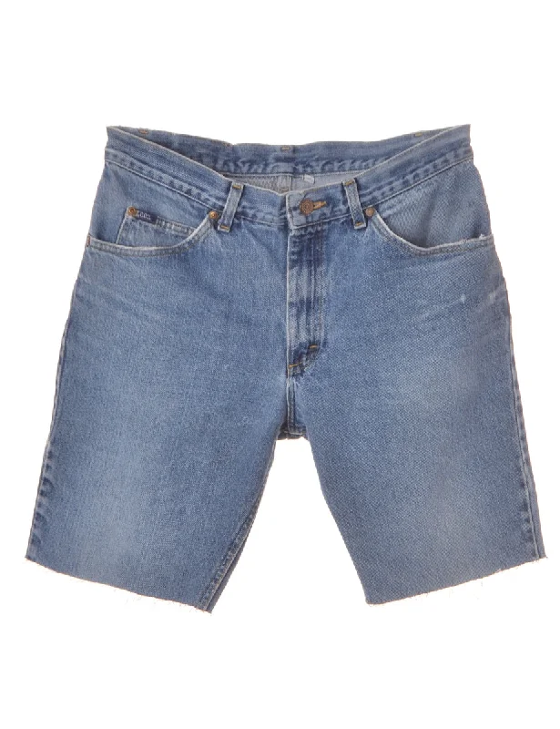 Label Mens Cut Off Denim Shorts