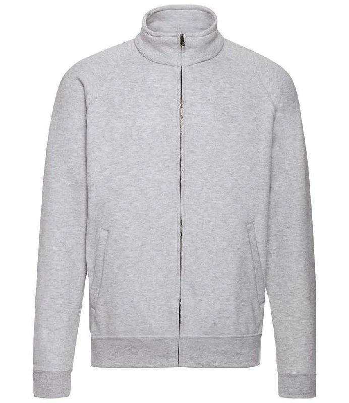 Fruit of the Loom Classic Sweat Jacket | Heather Grey