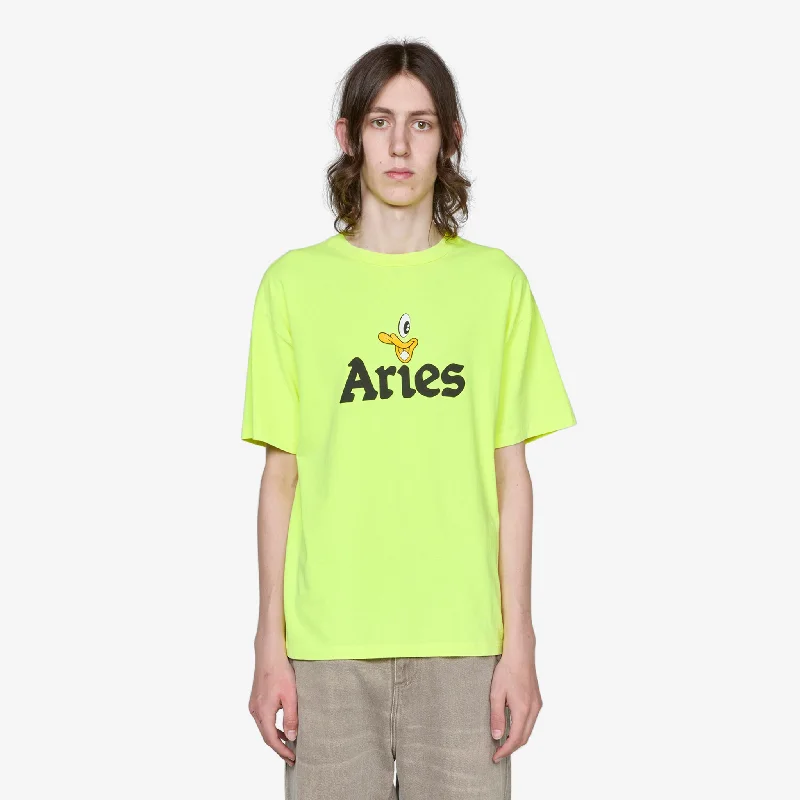 Aged Aye Duck Fluoro T-Shirt Safety Yellow