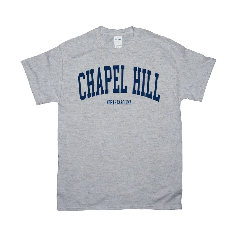 Chapel Hill North Carolina Classic Grey Adult T-Shirt