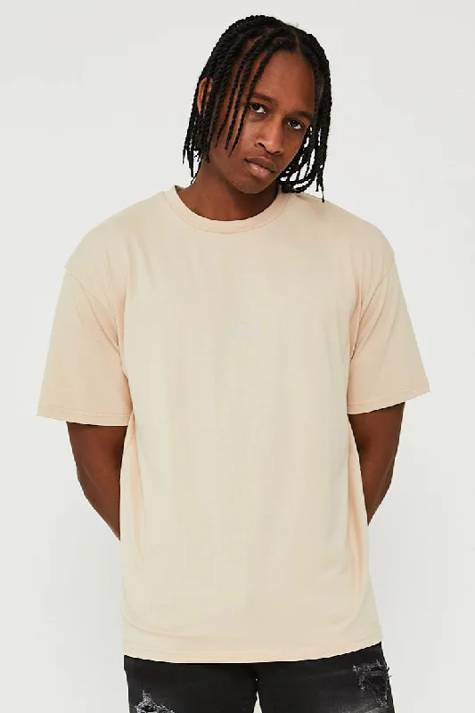 James Street Oversized T-Shirt - Beige