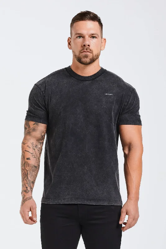 PREMIUM BASICS T-SHIRT - WASHED GREY