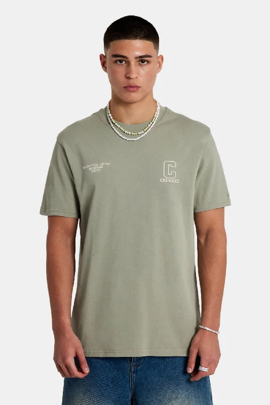 Palm Springs Text T-Shirt - Washed Sage