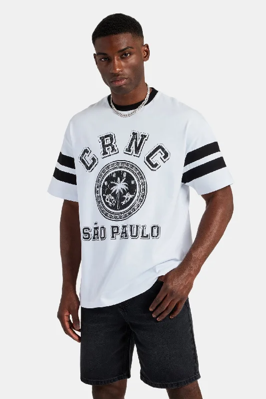 Sao Paulo Skater Oversized T-Shirt - White