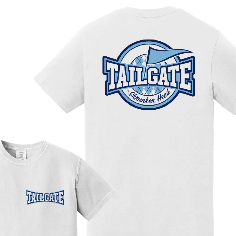 TAILGATE by Shrunken Head Logo Comfort Colors T-Shirt in White